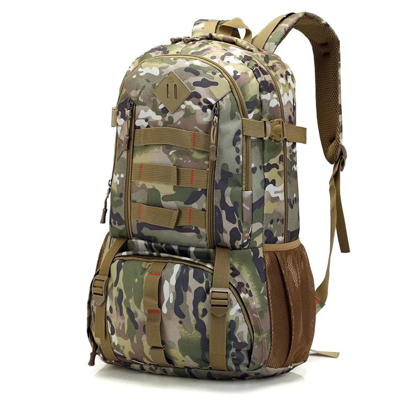 Woodland Camo 45л военный тактический рюкзак для мужчин водонепроницаемый уличный спортивный армейский рюкзак для охоты кемпинга пешего туризма Треккинга Альпинизма Рюкзак Сумки - Цвет: Woodland Camo
