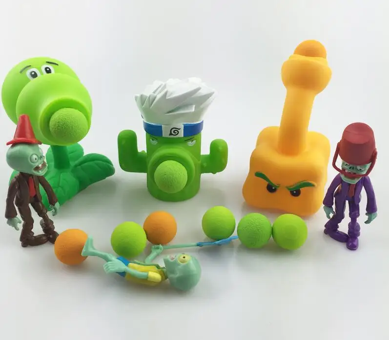 PVZ Растения против Зомби Peashooter ПВХ фигурка модель игрушки высококачественные игрушки подарки игрушки для детей