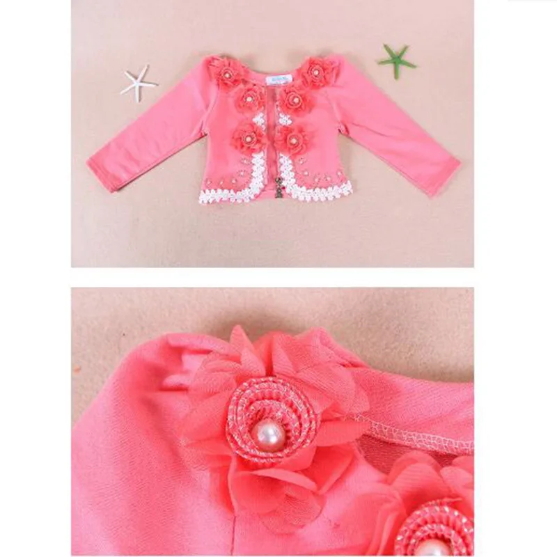 Девочки костюм комплект ( пальто + брюки ) детская милые костюмы. Малыш весна /