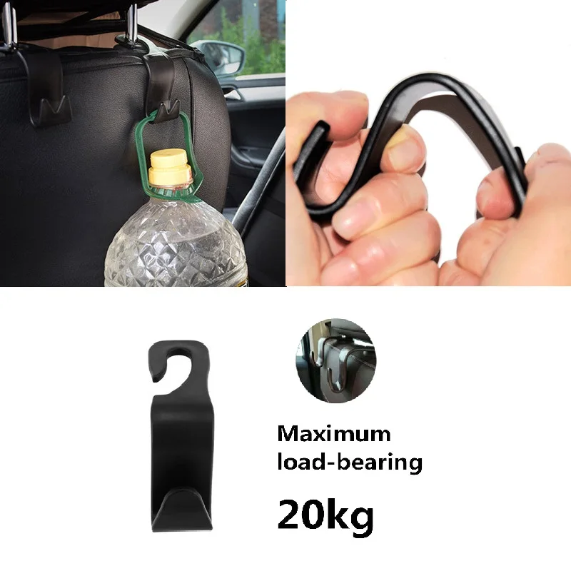 4Pcs/lot Universal Car Seat-Back Hooks Auto Fastener Clip Vehicle Headrest Hanger Accessories Car-styling Stowing Tidying | Автомобили и