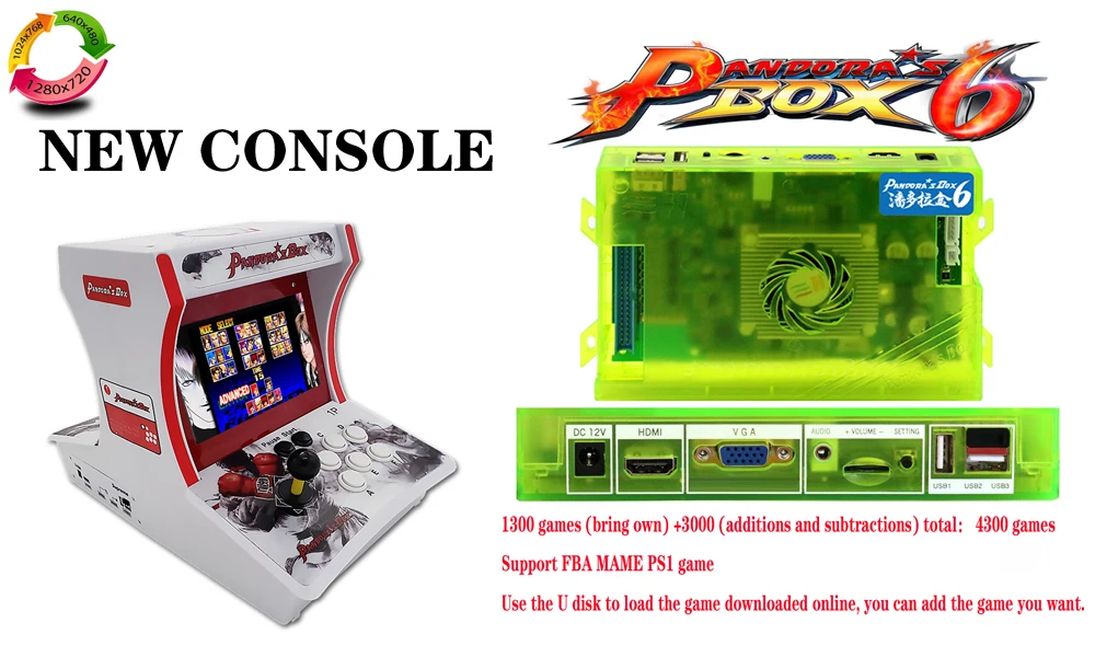 Новые продукты мини настольная машина с классическими играми 1300 в 1 игра PCB/мини аркадная машина