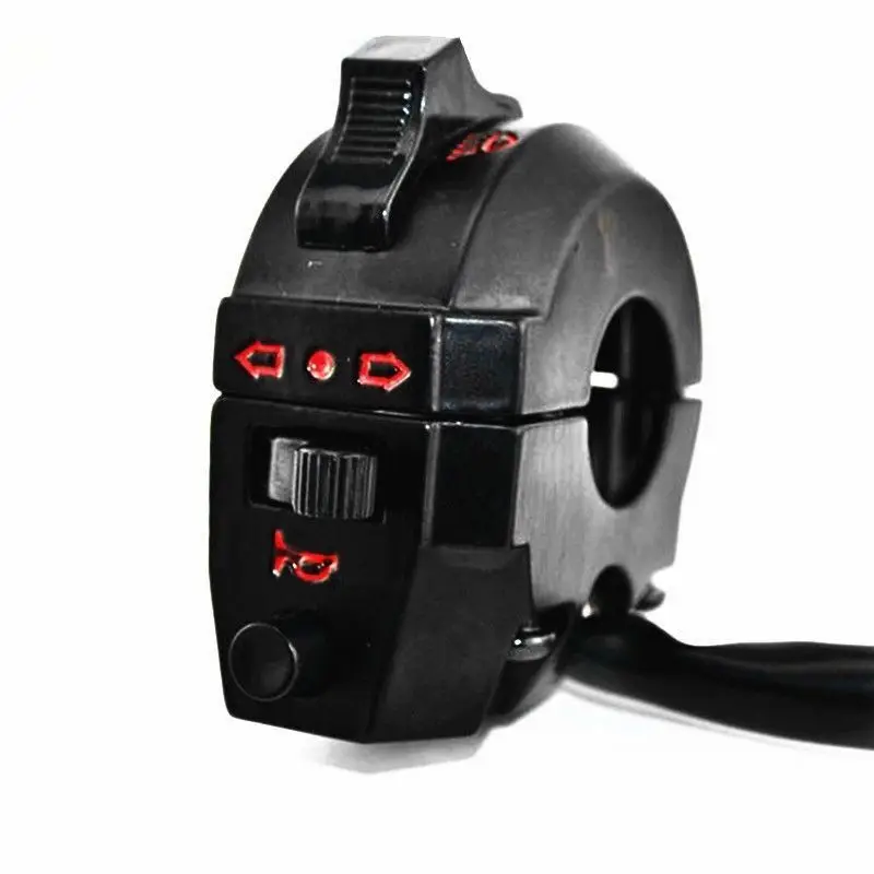 Motorcycle Control High/Low Beam Turn Signal Light Horn Left Switch Dirt Bike For Honda Yamaha Suzuki Kawasaki Chopper Touring | Автомобили