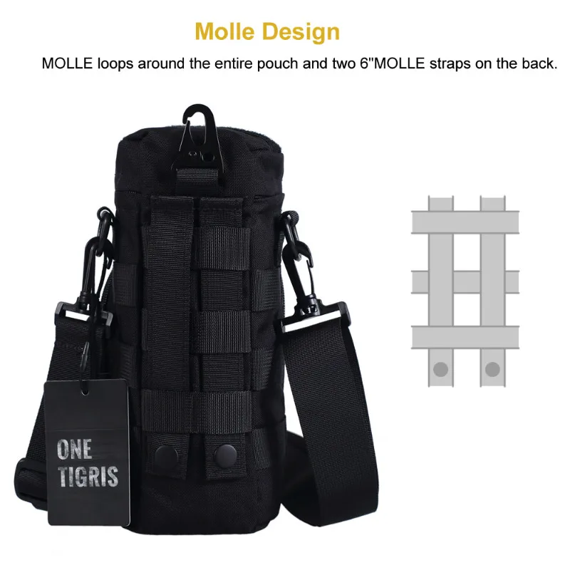 OneTigris тактический EDC мешок для бутылки воды Молл спортивные Снайпер Сумка