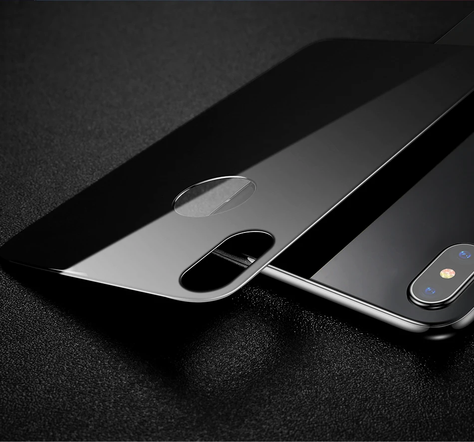 Защитное стекло Baseus для передней и задней панели iPhone Xs Max XR, закаленное стекло для iPhone Max, защитное стекло, задняя пленка