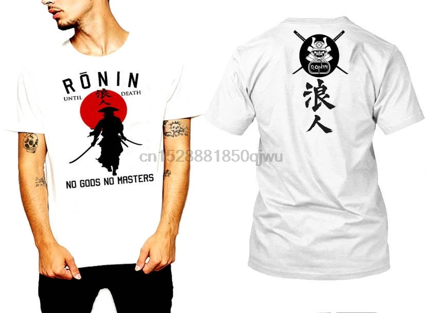Футболка с самураем японский Shogun Assassins Бусидо аниме Ronin до смерти Тройка одежда
