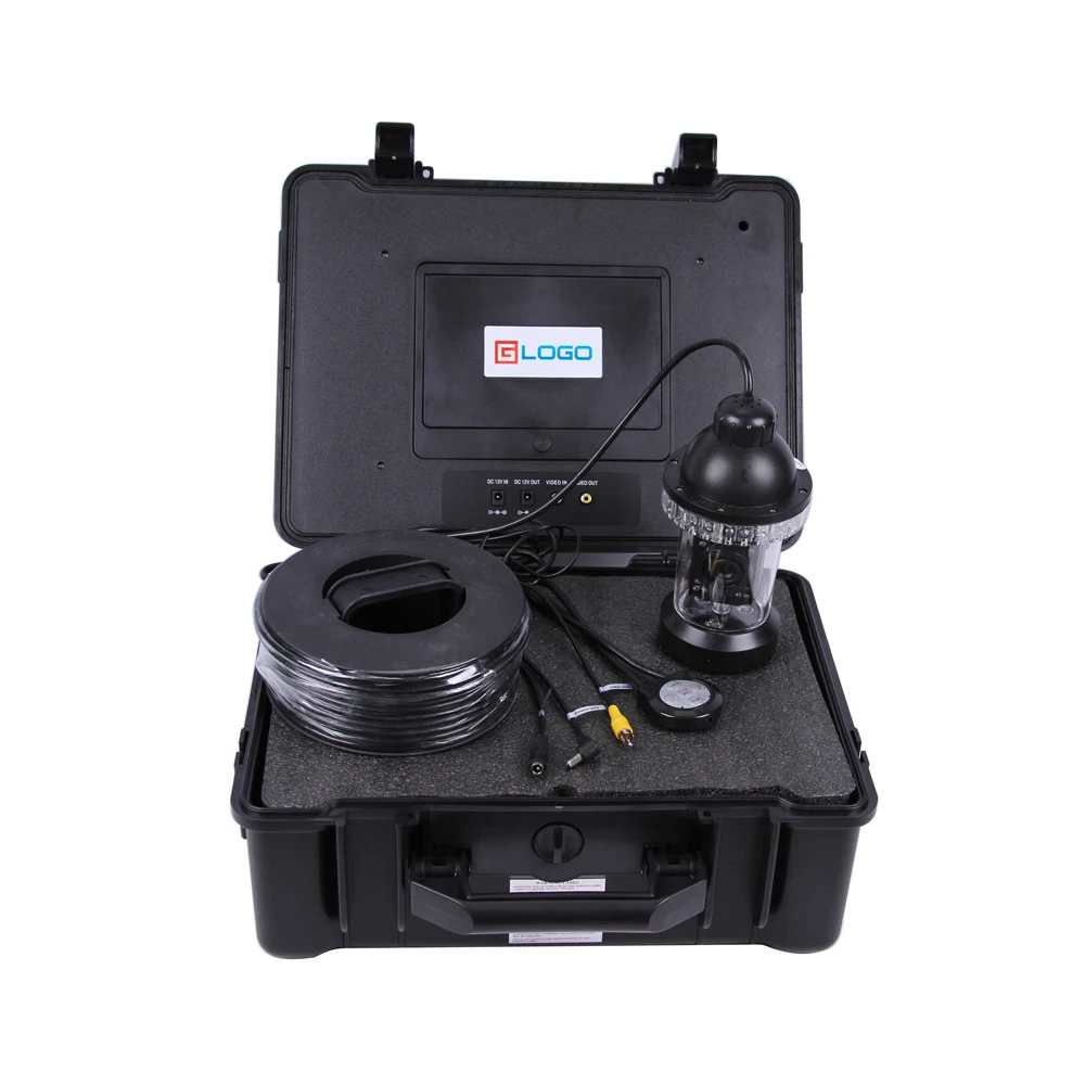 Дешево (1 комплект) 100 м кабель инспекционный видеоэндоскоп с CCTV системы 7 дюймов ЖК-дисплей дисплея и функцией ночной съемки для подводной охоты кам...