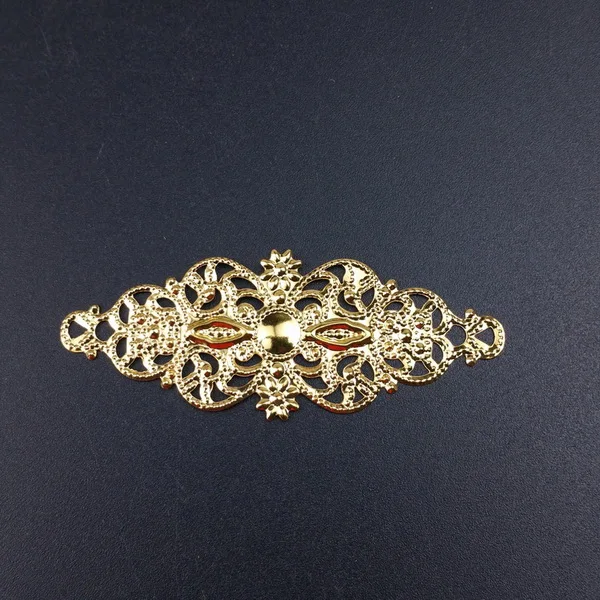 gold 22x60mm 20pcs 10-20 шт 2*6,5 см филигранный металлический соединитель для самостоятельного изготовления ювелирных изделий Аксессуары Кулон - Цвет: gold 22x60mm 20pcs
