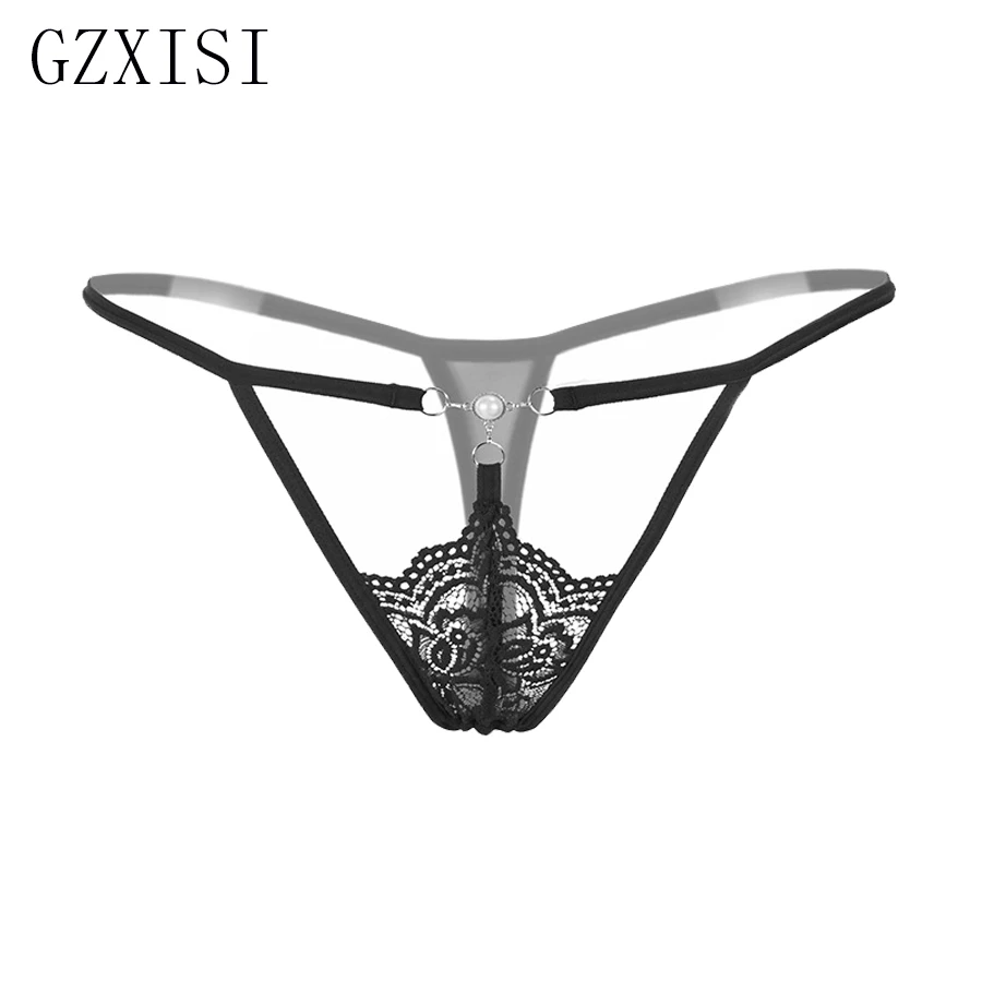 Женские стринги и пикантные женские трусики с жемчугом 5 видов цветов тонкие