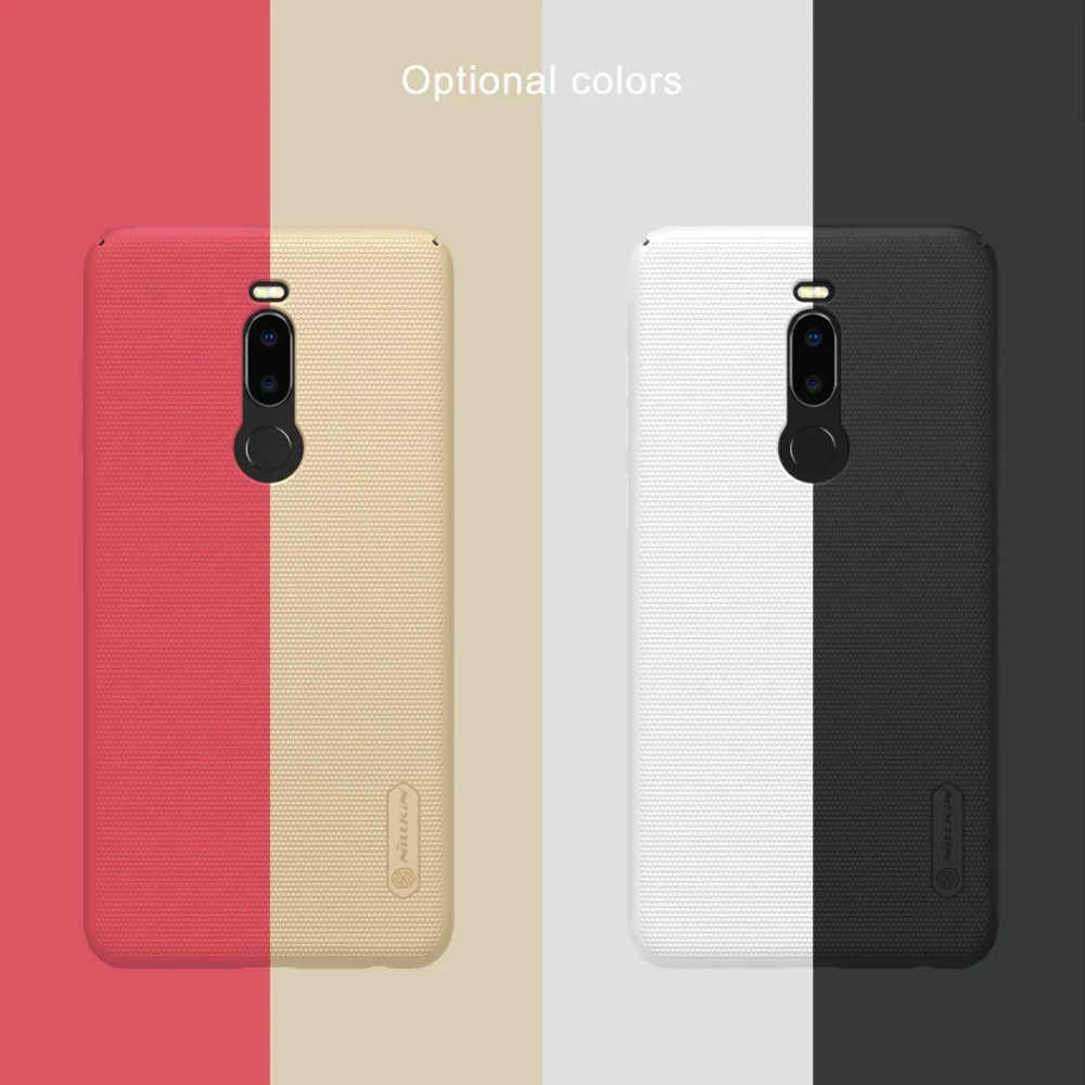 Чехол для телефона mobie, для Meizu M8 Note, NILLKIN, супер матовый щит, Матовый Жесткий чехол на заднюю панель, защитный чехол для Meizu Note 8