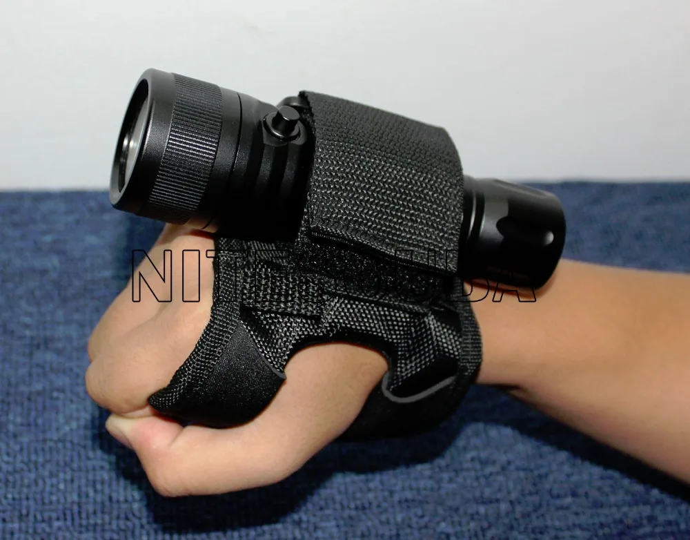 NiteScuba Дайвинг нейлоновые перчатки крепление для дайвинга свет факел подводная