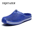 Повседневная Теплая обувь YIQITAZER 2018, мужские тапочки, Водная обувь, летняя крутая пляжная Водная обувь, женские тапочки, обувь