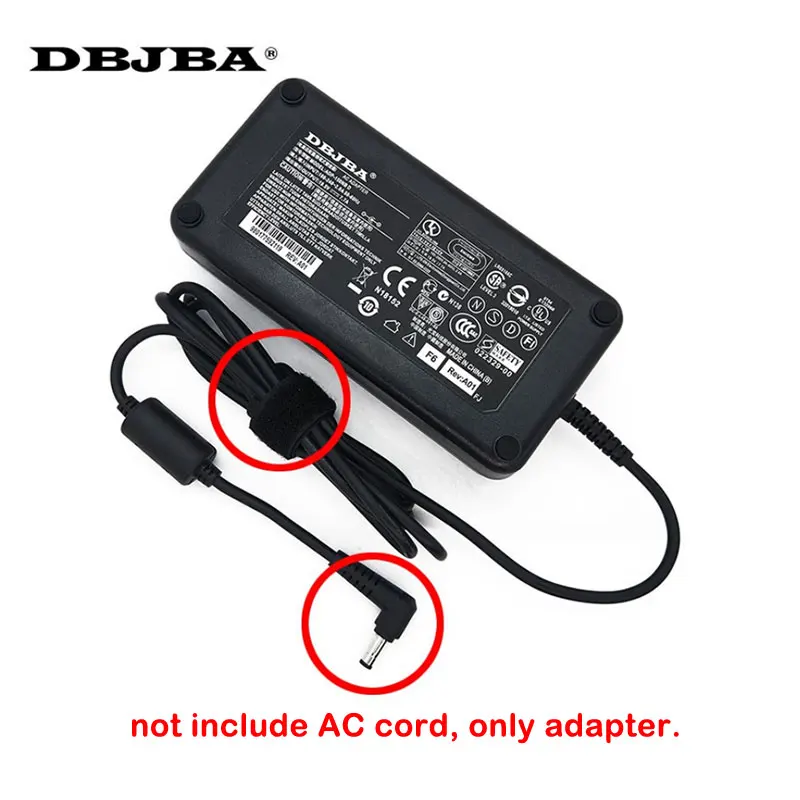 Оранжевый 19,5 V 7.7A 150W зарядное устройство для ноутбука адаптер переменного тока для Gigabyte Aero 15-W 15W-OG4 15W-BK4 источник питания - Цвет: Оранжевый