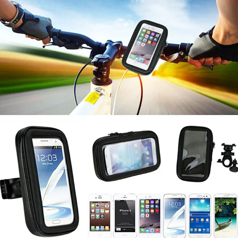 Велосипедный велосипед мобильный телефон держатель Водонепроницаемый чехол с