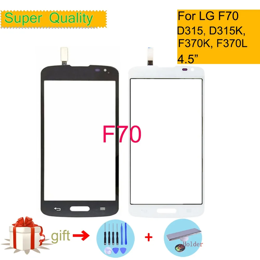 

Сенсорный экран для LG F70 D315 D315K F370K F370L сенсорный экран Сенсорная панель дигитайзер Переднее стекло Внешний Объектив Замена