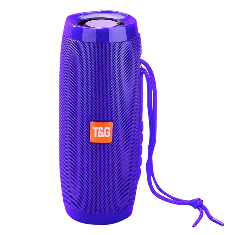 DeepBlue TG157 портативный цилиндрический Красочный Светодиодный светильник fm-радио стерео Bluetooth беспроводной динамик мини микро USB Bluetooth 4,2 динамик - Color: DeepBlue