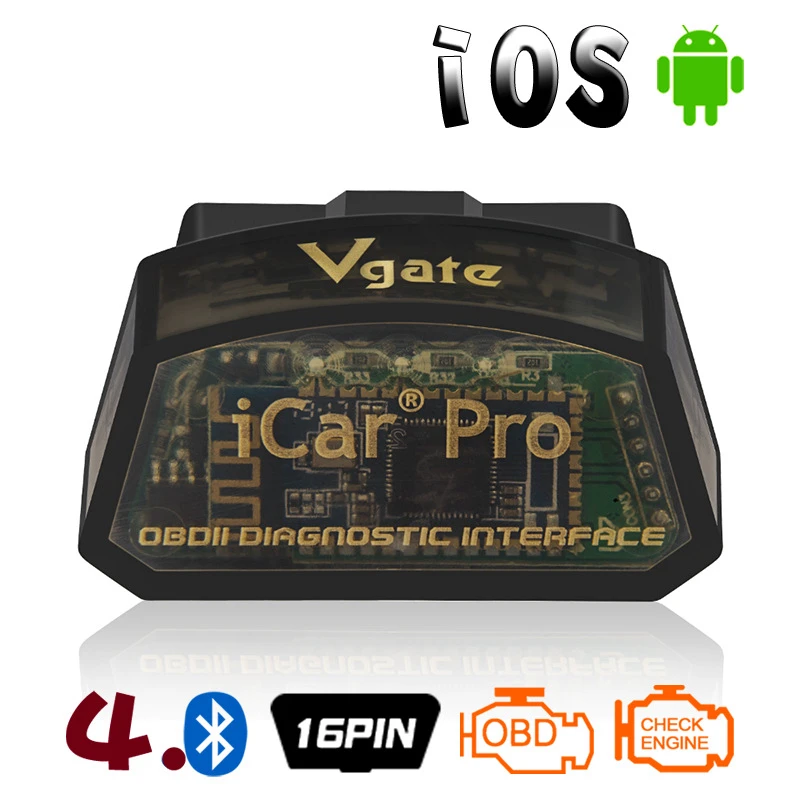 Автомобильный диагностический сканер Vgate iCar Pro OBD II Bluetooth 4 0 ELM327 V2.1 для Android/IOS