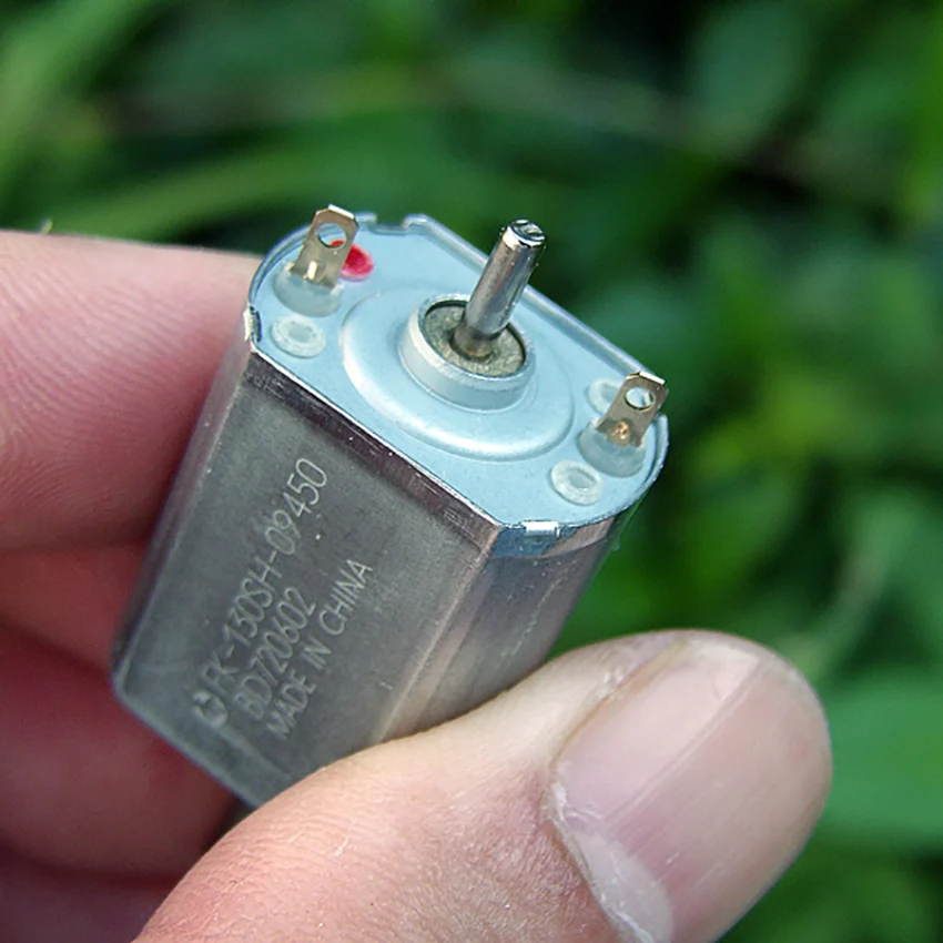 1 шт. карбоновая щетка мини мотор DC12V DC24V 7300 об/мин 15000 Micro магнитный двигатель