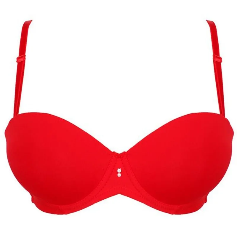 Женский бюстгальтер, нижнее белье, сексуальный женский Мягкий Бесшовный Бюстгальтер с эффектом пуш-ап, бюстгальтер с проволочной поддержкой, цвета