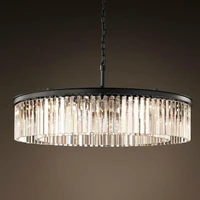 led e14 retro iron crystal led lamp led light pendant lights pendant lamp pendant light for dinning room foyer bedroom