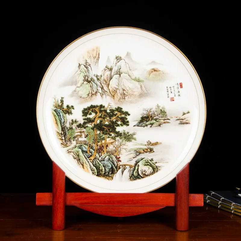 40 см китайский большой костяной фарфор гостиная керамическая декоративная