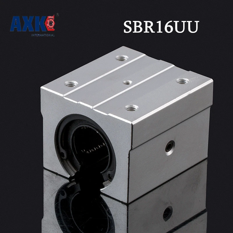 

Axk Sbr16 Block Sbr16uu 4pcs/lot Sbr16uu /sme16uu 16mm Shaft Linear Sbr Cnc Router Components Linear Ball Bearing