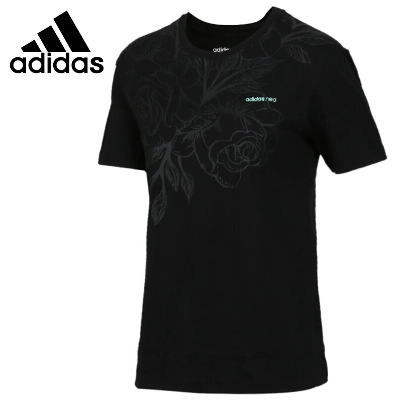 Оригинальное новое поступление 2018 женские футболки с коротким рукавом Adidas NEO Label W