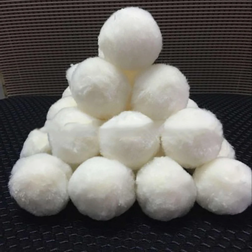 200/500/700g белый фильтр шарики eco-friendly плавательный оборудование для чистки бассейна фильтр для очистки воды волокна ватные шарики
