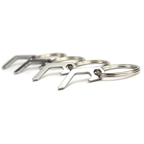 Hot Practical Beer Bottle Opener Mini Keychain Key Ring Small Tool Stainless Steel Keyring MCK99