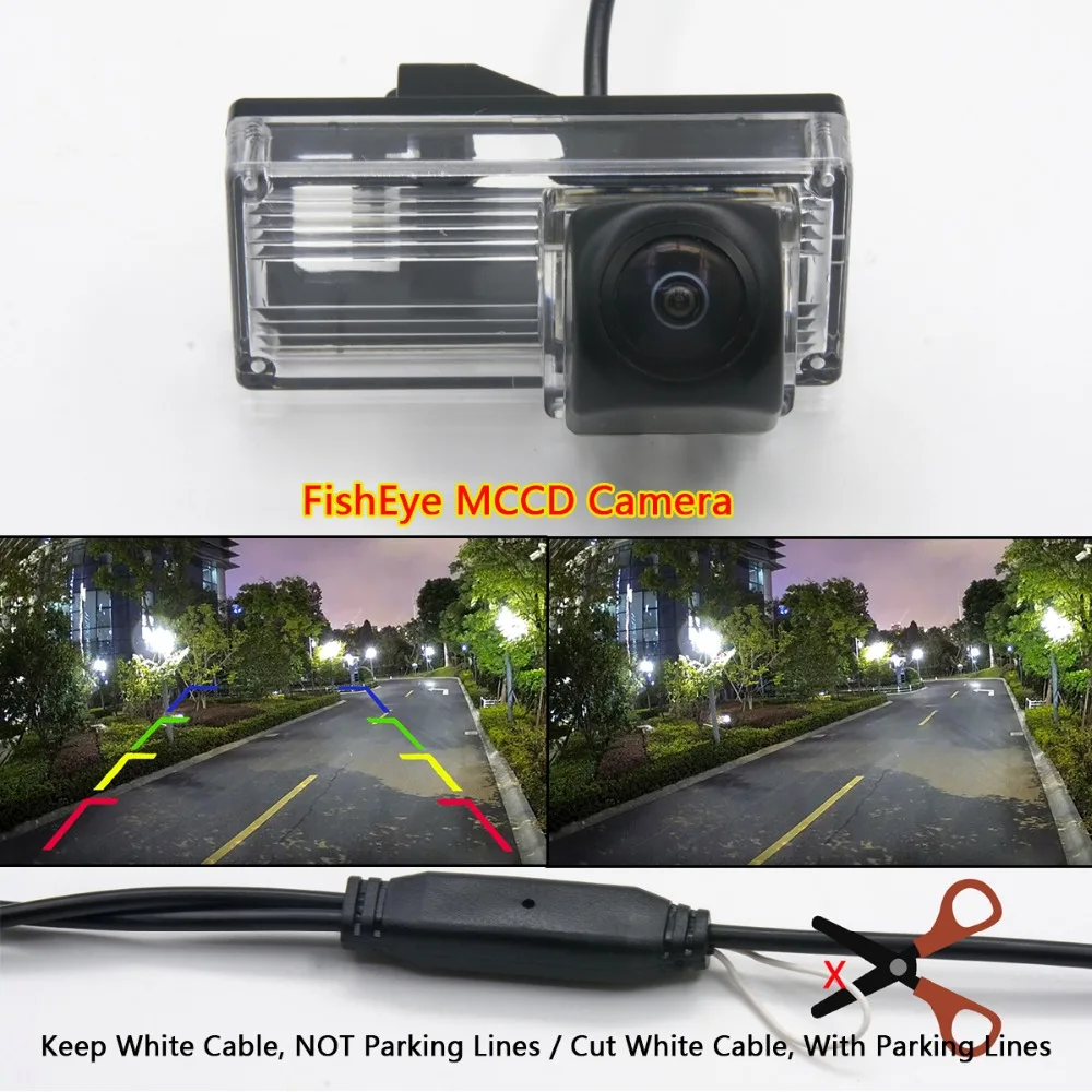 Камера заднего вида Fisheye 1080P MCCD HD для Toyota Reiz Avalon XX10 Land Cruiser Prado 200 LC200|rear view camera|rear camera