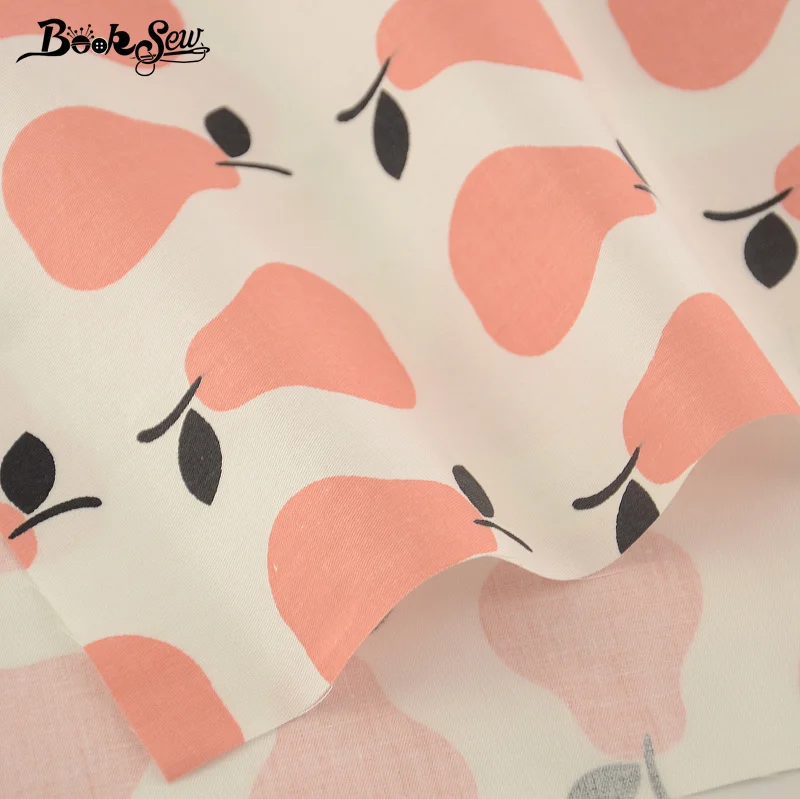 Новости оранжевые груши дизайн 100% хлопок саржевая Ткань Жир четверть тела