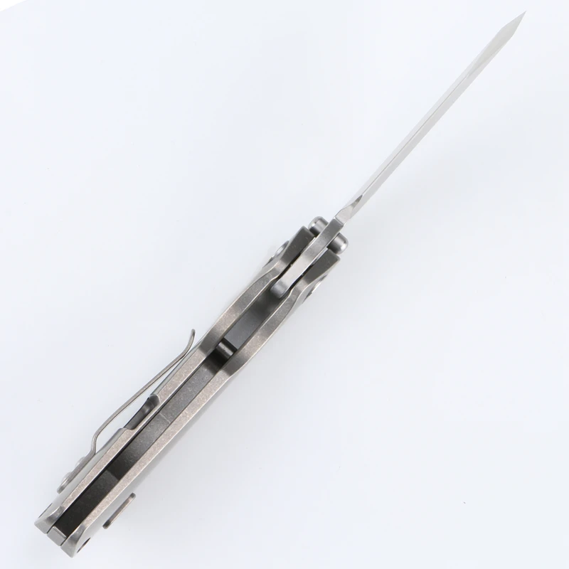 Складной нож TIGED small SMF T TC4 с титановой ручкой M390 подшипник для охоты кемпинга