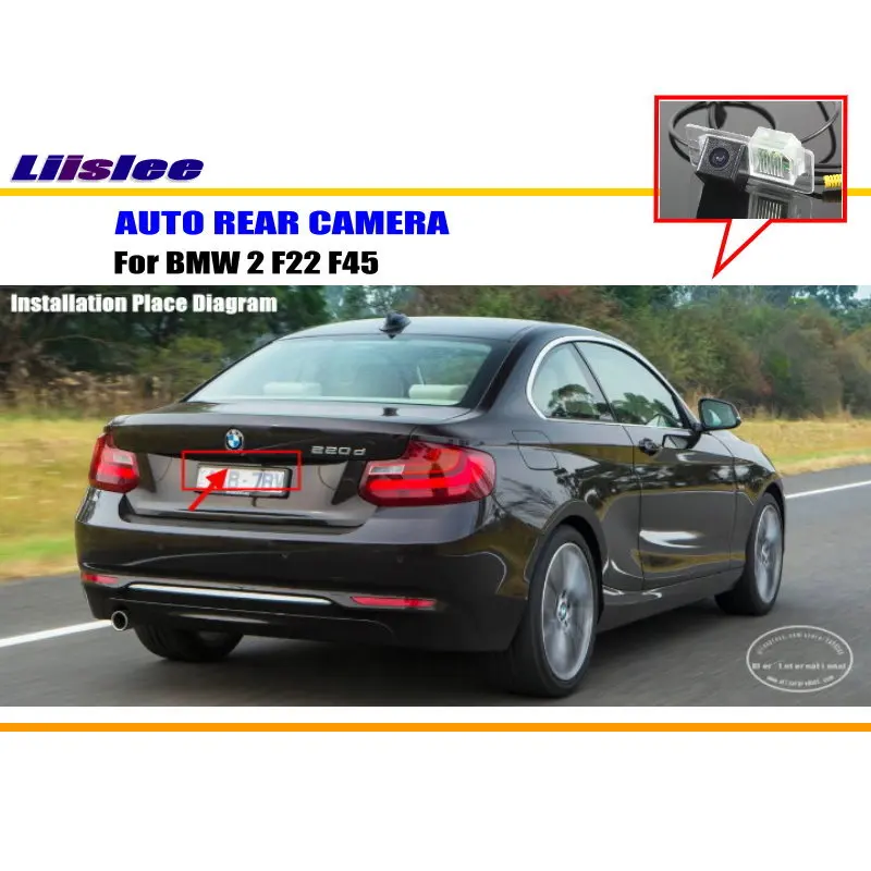 Автомобильная задняя камера для BMW 2 F22 F45/задняя парковочная камера/HD CCD RCA NTST