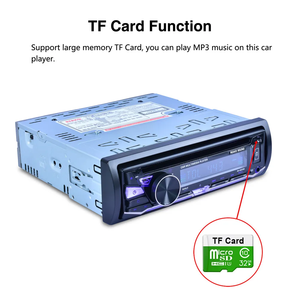 52 Вт * 4 12 в 1 Din Bluetooth автомобильный dvd плеер поддержка VCD/SD/USB/AUX Встроенный AM/FM/RDS