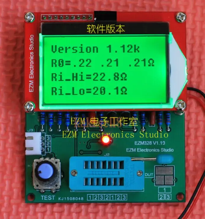 NEW Mega328 transistor tester MPN NPN MOS ESR frequency LCR Diode Capacitor meter Square wave generator|capacitor meter|generator metermeter lcr |