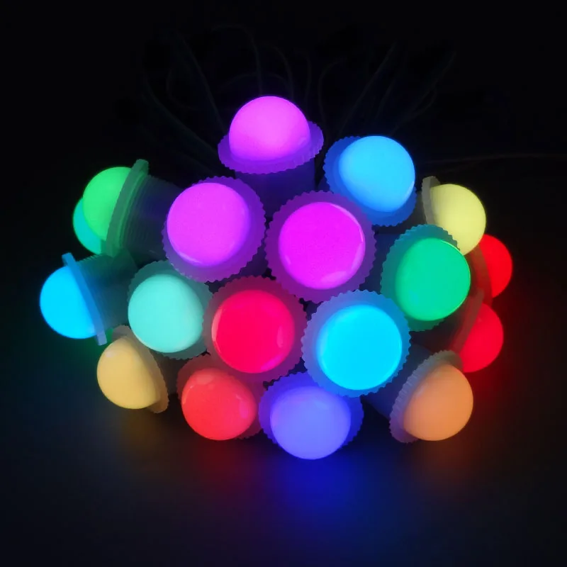 26 мм WS2811 светодиодный модуль пиксела 3 шт 5050 SMD RGB 0 72 W DC12V вход матовое покрытие