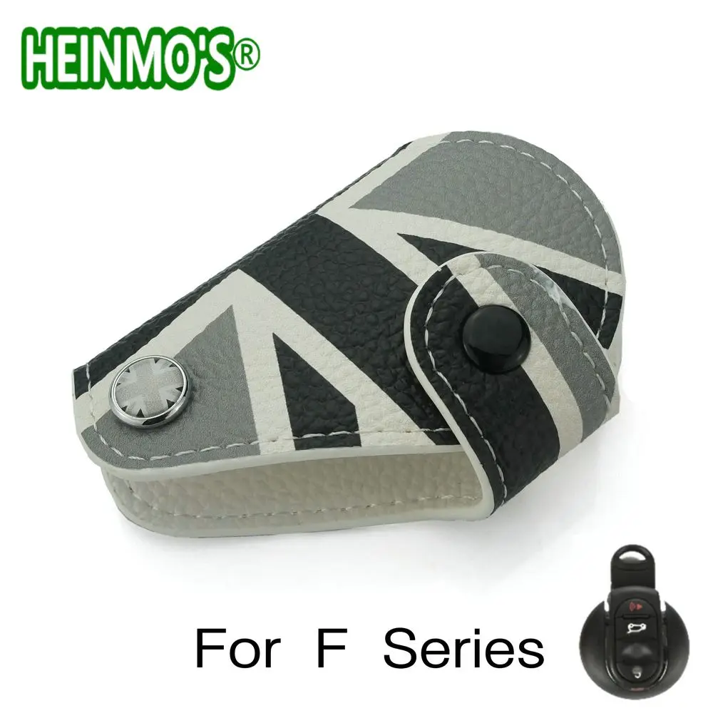 F Series Grey Mi Для Mini Cooper R55 R56 R57 R60 R61 F54 F55 F56 F57 F60 для Mini Cooper, Mini Countryman, Mini Clubman, Mini из искусственной кожи для автомобильных ключей чехол сумка чехол - Название цвета: F Series Grey Mi