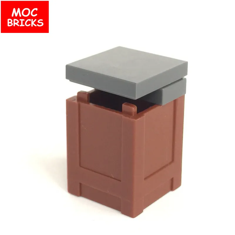 5 компл./лот кубики MOC &quotсделай сам&quot парк бурый скамья/чехлы для стульев и