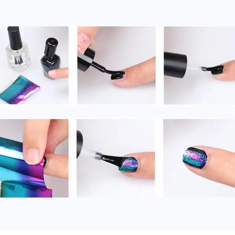 30 шт. приспособления для дизайна ногтей Переводные Фольга наклейки Декоративная