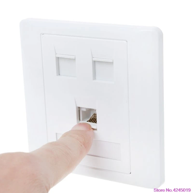 86 Тип компьютерная розетка панель CAT5E сетевой модуль RJ45 кабель интерфейс выход