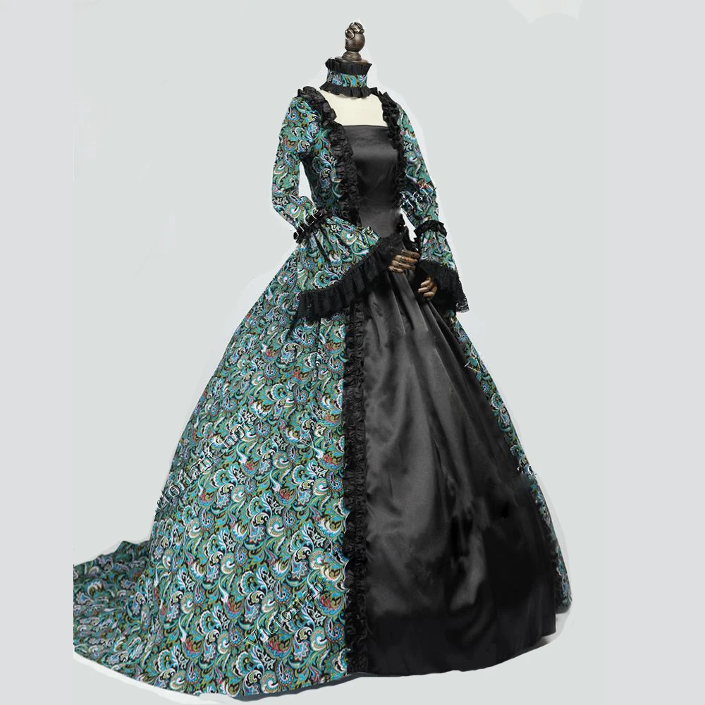 Сказочное платье эпохи Возрождения сказочное со шлейфом бальное королева