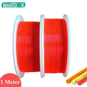 Светильник из оптического волокна 1 м, пластиковый светодиодный кабель, флуоресцентный гибкий кабель 1,5 мм, 1,0 мм, 0,75 мм, 0,5 мм, нано-оптическое волокно для оружейного лука, прицел