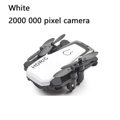 White 2000 000 pixel Радиоуправляемый вертолет 2000000 пикселей селфи Дроны с камерой Hd профессиональные детские игрушки для мальчиков Мини карманный Радиоуправляемый Дрон Складная маленькая игрушка - Цвет: White 2000 000 pixel