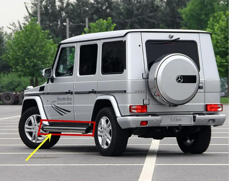 Автомобильные беговые доски Боковые ступенчатые педали для Mercedes Benz W463 G55 G65 G63 G350