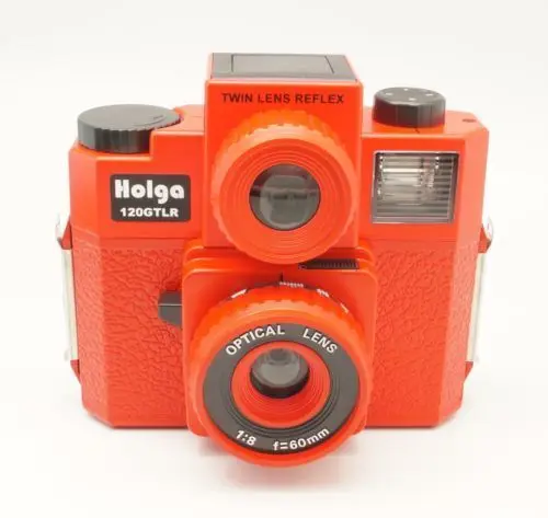 Пленка среднего формата HOLGA 120TLR / 120 TLR с двойной линзой зеркальная красная