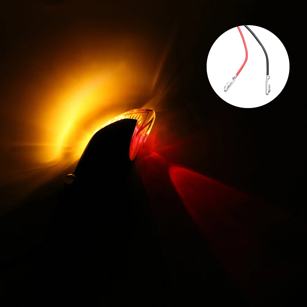 LEEPEE Flash 2 шт. 12 В декоративные огни модифицированные запчасти мотоцикла указатели поворотов Светодиодный направляющая лампа