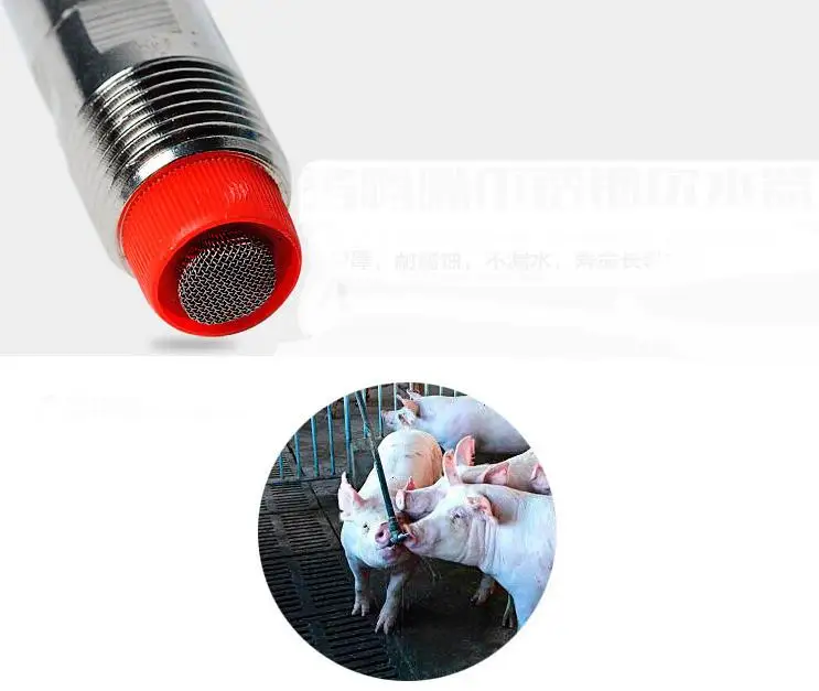 500PCS Useful Stainless Steel Pig Nipple Automatic Sheep Waterer Drinker farm/garden animal water feeder supply | Дом и сад