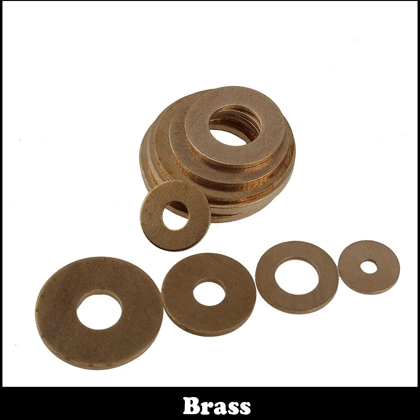 M5 M5x10x0.8 M5*10*0.8 M5x12x0.8 M5*12*0.8 Machine Spacer DIN125 Plain Ring Gasket Flat Brass Washer | Обустройство дома