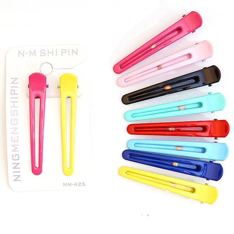 1 пара прямоугольник заколка для волос милой принцессы Стиль детей глянцевый