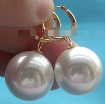 Серьги из натурального белого жемчуга 6 20 мм|shell pearl earrings|pearl shell earringsshell earrings |