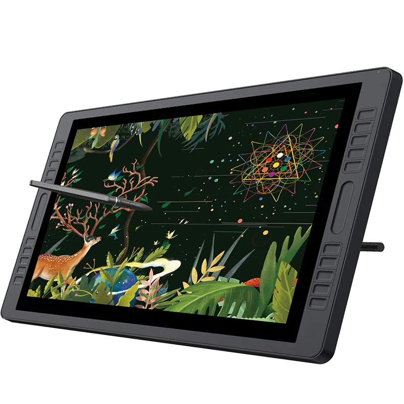 HUION KAMVAS GT-221 Pro 8192 уровней ручка планшет монитор ips lcd HD ручка для рисования дисплей-21,5 Дюймов